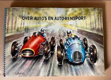 Plaatjesboek “over auto’s en auto-rensport” Piet Olyslager beschikbaar voor biedingen