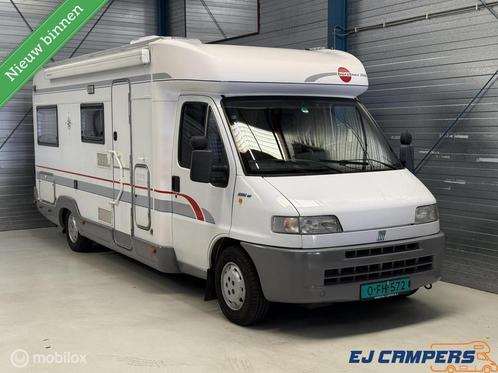 Fiat 230 Burstner + Dakairco! Zeer netjes!, Caravans en Kamperen, Campers, Bedrijf, tot en met 4, Half-integraal, Fiat, Diesel