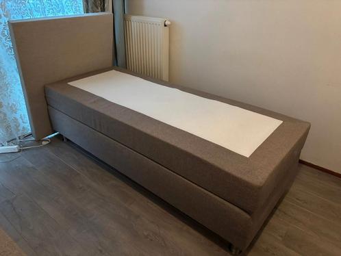 Bed, Huis en Inrichting, Slaapkamer | Bedden, Tweepersoons, 160 cm, 200 cm, Stof, Ophalen of Verzenden