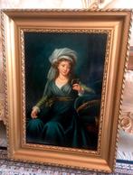 Prachtige antiek olieverf portret schilderij op hout, Antiek en Kunst, Kunst | Schilderijen | Klassiek, Ophalen of Verzenden