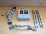 12V Trein Rails Sein / Stoplicht (7864; 12 Volt), Ophalen of Verzenden, Gebruikt, Complete set, Lego