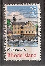USA, Rhode Island, 200 jaar, 1990., Postzegels en Munten, Verzenden, Gestempeld, Noord-Amerika