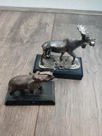 WNF WWF verzilverde dieren (basismateriaal tin) nr 2 en 15, Antiek en Kunst, Ophalen of Verzenden