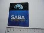 sticker oud SABA TV Video hifi aarde space ruimtevaart retro, Verzamelen, Ophalen of Verzenden, Zo goed als nieuw, Overige typen