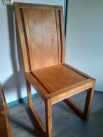 4x Teak houten stoelen, Vier, Bruin, Zo goed als nieuw, Hout