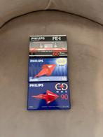 3x nieuwe Philips FE 1 & CD One lege cassettebandjes., Cd's en Dvd's, Cassettebandjes, 2 t/m 25 bandjes, Overige genres, Ophalen of Verzenden