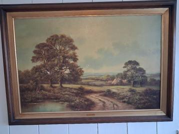 Olieverf schilderij beschikbaar voor biedingen