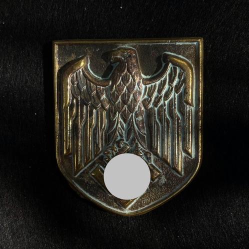 Duitse Afrikakorps badge ww2 (gemerkt), Verzamelen, Speldjes, Pins en Buttons, Zo goed als nieuw, Ophalen of Verzenden