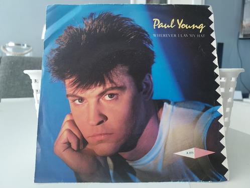 7" Single Paul Young - Wherever I Lay My Hat / Broken Man, Cd's en Dvd's, Vinyl Singles, Gebruikt, Single, Pop, 7 inch, Ophalen of Verzenden