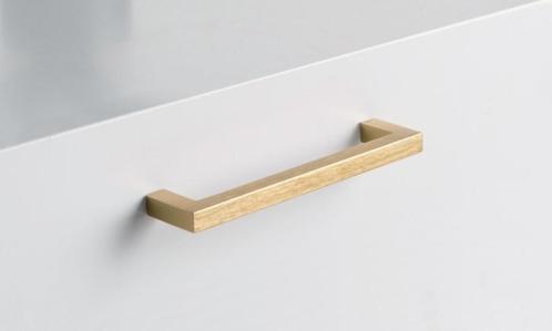 3 NIEUWE handvatten knopjes VASCO GOLD GOUD 128 mm, Doe-het-zelf en Verbouw, Hang- en Sluitwerk, Nieuw, Klink of Kruk, Koper of Messing
