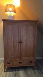 Mooi houten teak houten kast, Huis en Inrichting, Kasten | Computermeubels, Ophalen, Gebruikt, 70 tot 120 cm, 40 tot 80 cm