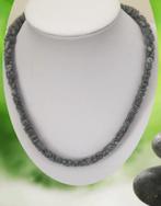 leuke handgemaakte hematiet ketting., Sieraden, Tassen en Uiterlijk, Kettingen, Ophalen of Verzenden, Nieuw, Zwart, Steen of Mineraal
