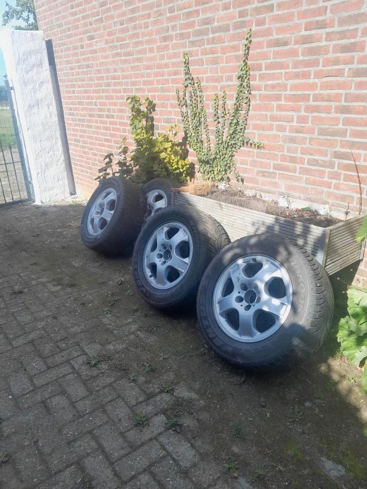 Set Velgen met Banden 275/55R17 ml mercedes, Auto-onderdelen, Banden en Velgen, Banden en Velgen, All Season, 17 inch, 275 mm
