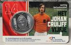 Johan Cruijff Vijfje BU Coincard, Ophalen of Verzenden, Euro's, Losse munt