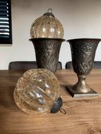 Glazen vintage kerstballen, Diversen, Kerst, Ophalen of Verzenden, Zo goed als nieuw