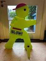 Verkeersmannetje geel, Ophalen, Gebruikt