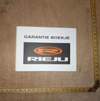 Rieju Garantie boekje, Ophalen of Verzenden