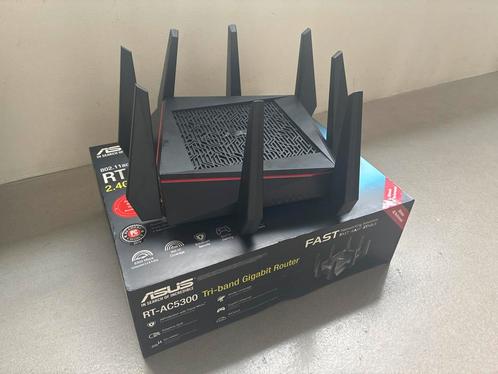 ASUS RT-AC5300 Tri-Band Gigabit Router, Computers en Software, Routers en Modems, Gebruikt, Router, Ophalen of Verzenden