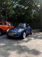 Mini Cooper Cabrio 2005 - Blauw, Auto's, Mini, Voorwielaandrijving, Zwart, 4 cilinders, Cabriolet