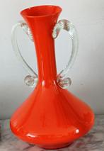 Grote vintage Amphora vaas Opalino Italia, Antiek en Kunst, Antiek | Glas en Kristal, Ophalen