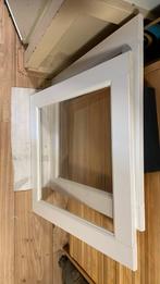 Besta kast deurtjes 2x wit met glas wit, Glas, Minder dan 100 cm, 25 tot 50 cm, Minder dan 150 cm