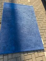 Blauw vloerkleed- Langsted ikea 133 x 195, Ophalen, Gebruikt, 100 tot 150 cm, Blauw