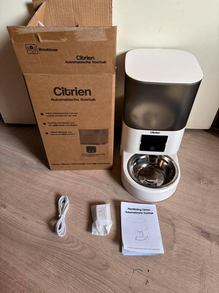 Automatisch Voerbak Kat en Hond 6,5L ( Citrien ), Dieren en Toebehoren, Kattenvoerbakken en Drinkbakken, Nieuw, Ophalen of Verzenden