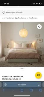 Hanglamp wit IKEA REGNSKUR / SUNNEBY 2x, Ophalen, Zo goed als nieuw, Minder dan 50 cm, Modern