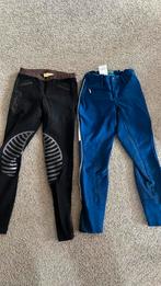 2 zgan rijbroeken maat 140 en 134/140, Ophalen of Verzenden, Zo goed als nieuw, Dressuur, Onderkleding