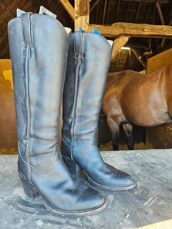 Cowboy Laarzen Tony Mora Maat 37, Kleding | Dames, Schoenen, Gedragen, Hoge laarzen, Zwart, Ophalen of Verzenden