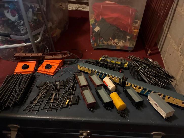 Oud Speelgoed Piko Junior Trein Set - Zolder Vondst, Hobby en Vrije tijd, Modeltreinen | H0, Gebruikt, Treinset, Gelijkstroom