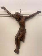 Groot Jezus Christus wand Crucifix ( Afm. 60 cm bij 50 cm )., Ophalen of Verzenden