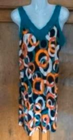 NIEUW pracht blauw/groene top merk Magna maat 44/46, Kleding | Dames, Tops, Maat 42/44 (L), Nieuw, Magna, Zonder mouw