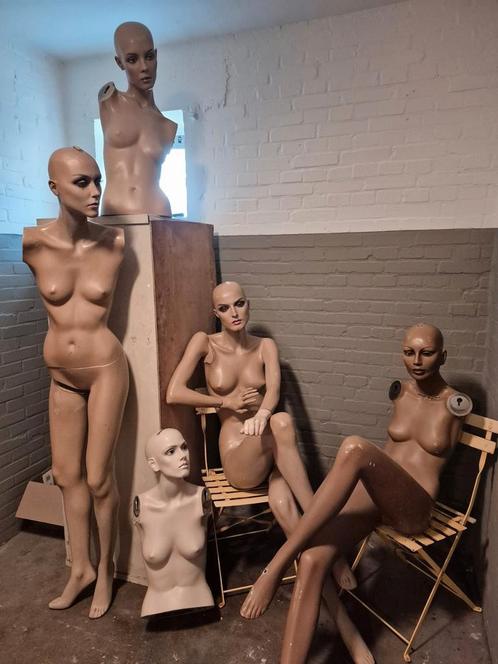Vintage Paspoppen - 5 Dames - Unieke Uitstraling, Antiek en Kunst, Curiosa en Brocante, Ophalen