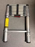 Telescoopladder - 8 sporten / 260 cm, Doe-het-zelf en Verbouw, Ladders en Trappen, Ophalen, Gebruikt, Ladder, Opvouwbaar of Inschuifbaar