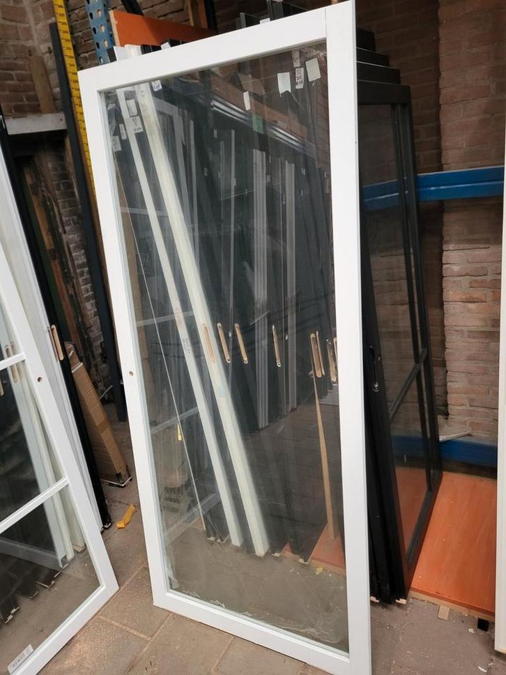 93x211,5cm binnendeur opdek rechts staallook Wit SL49, Doe-het-zelf en Verbouw, Deuren en Horren, Nieuw, Binnendeur, 200 tot 215 cm