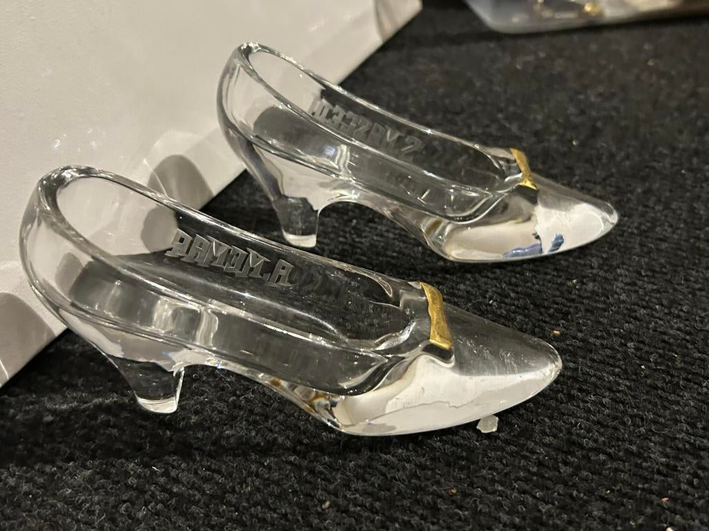 Antieke Kristallen Assepoester Schoenen, Ophalen of Verzenden