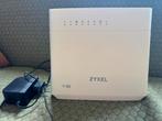 Zyxel T-50 glasvezel router, Ophalen of Verzenden, Gebruikt, Router met modem, Zyxel
