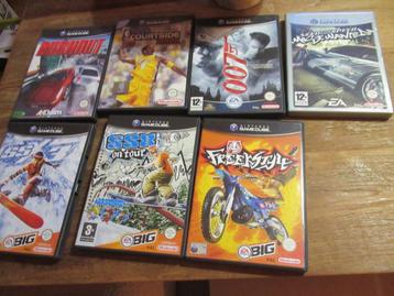 7 Nintendo GAMECUBE SPELLEN incl. instructieboekjes beschikbaar voor biedingen