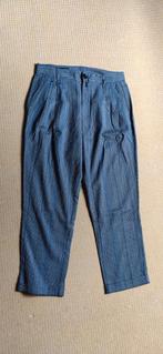 Blauwe broek met streepje van High Use maat 42, Kleding | Dames, Blauw, Maat 42/44 (L), Ophalen of Verzenden, Zo goed als nieuw