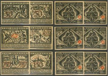 Osterfeld 2x50+75+100+2x150 Pf 1921 Noodgeld Biljet r-62 jdu beschikbaar voor biedingen