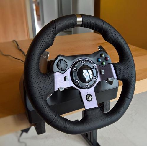 Logitech g920 racestuur en pedalen xbox pc, Computers en Software, Joysticks, Zo goed als nieuw, Ophalen of Verzenden