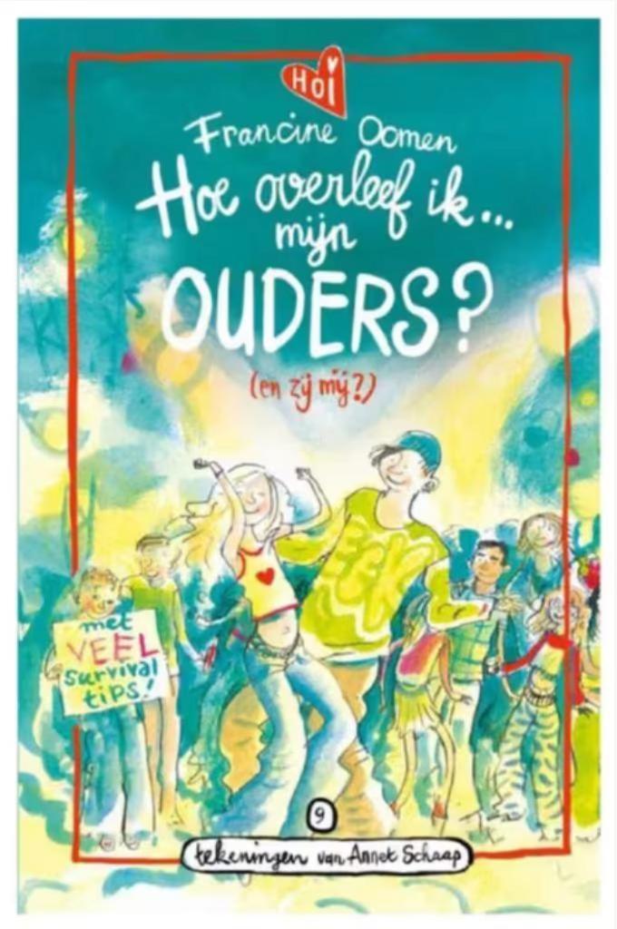 Hoe overleef ik mijn ouders? (en zij mij?), Boeken, Kinderboeken | Jeugd | 13 jaar en ouder, Zo goed als nieuw, Ophalen of Verzenden