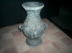 Grijze vaas, Ophalen of Verzenden, Gebruikt, Overige kleuren, Minder dan 50 cm