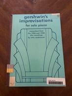 Gershwin Improvisaties voor Piano 1926, Ophalen of Verzenden, Gelezen, Instrument