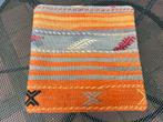 Kussenhoes oranje/blauw, Ophalen of Verzenden, Zo goed als nieuw, Blauw, Vierkant