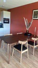 Beliani Eettafel Bruin 200x100cm, Huis en Inrichting, Tafels | Eettafels, Ophalen, Gebruikt, 100 tot 150 cm, 200 cm of meer