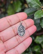 Heilige Christoffel Hanger Ovaal - Echt Zilver