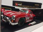 RARE Mercedes Benz 300 SL LA MINI MINIERA Bburago 1:18 KRD, Ophalen of Verzenden, Zo goed als nieuw, Auto, Bburago