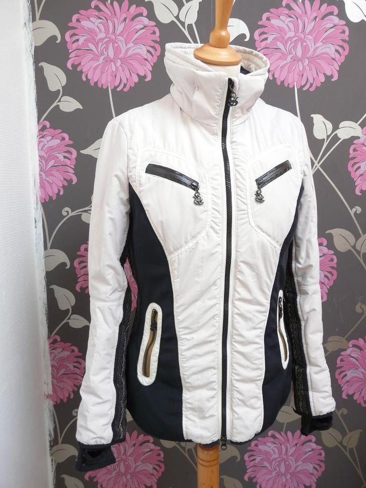 SPORTALM ski jas Skyracer Wit mt 38, Kleding | Dames, Wintersportkleding, Gedragen, Jack, Maat 38/40 (M), Ophalen of Verzenden